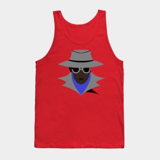 Lady Grey (afro): A Cybersecurity Design Tank Top